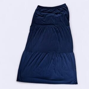 Cynthia Rowley navy blue maxi skirt with elastic waistband - Size M